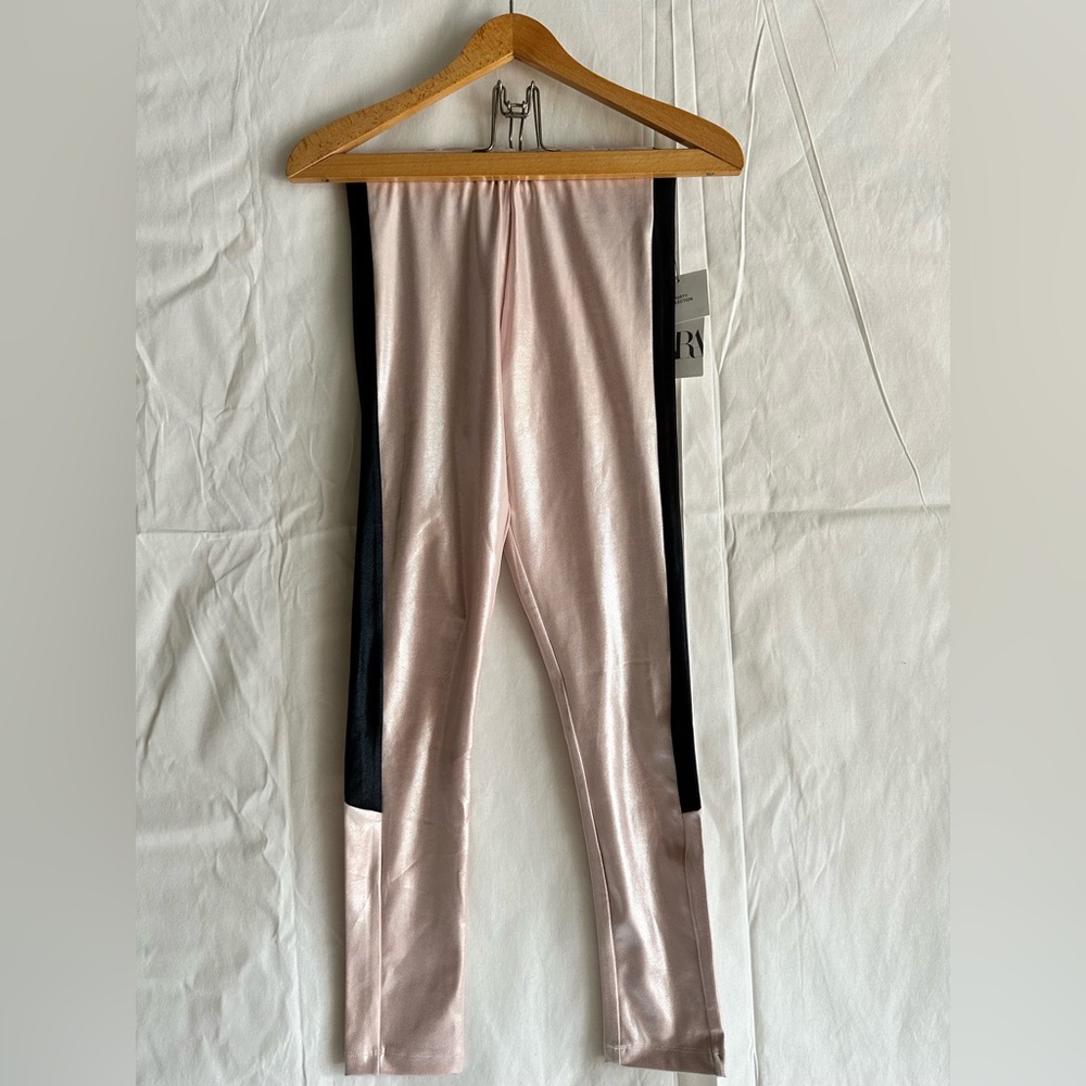 ZARA Girls Metallic Leggings